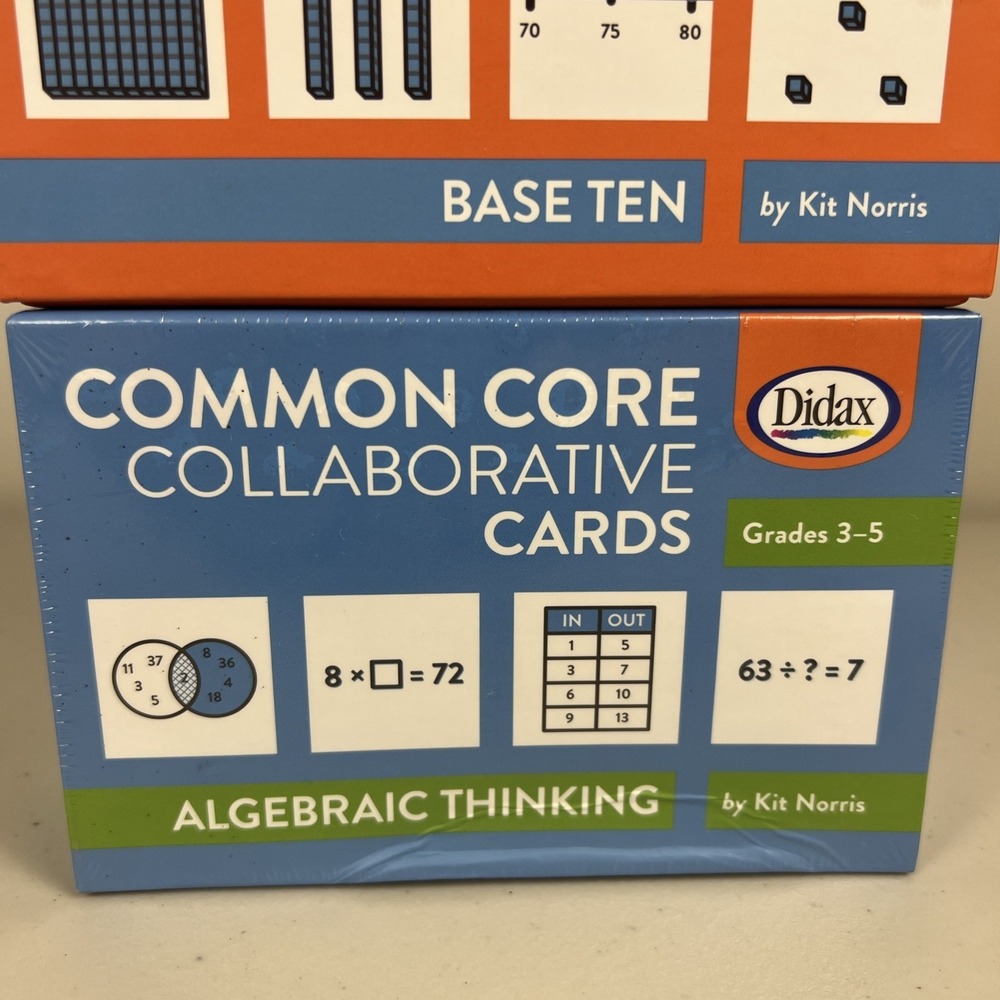 Common Core Collaborative Cards Base 10‎ And Algebraic Thinking Set Of 2 - Picture 7 of 7